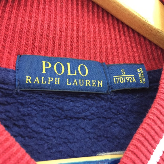 Rare!!Vintage Polo Ralph Lauren Varsity Polo New … - image 5