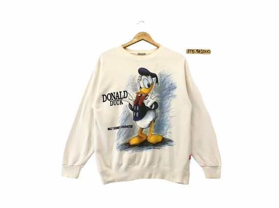 Rare Vintage Donald Duck Sweatshirt Big 