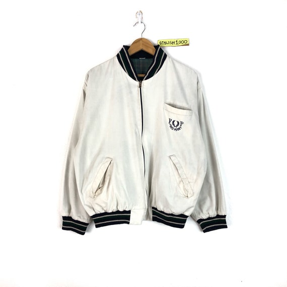 Rare!! Vintage Fred Perry Sweatshirt Single Pocket