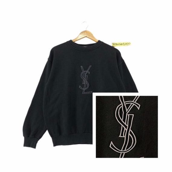Rare!! Vintage Ysl Yves Saint Laurent Sweatshirt B