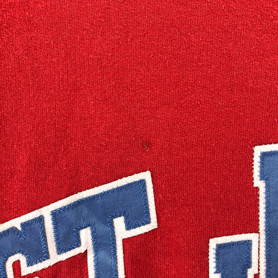 Champion sweater top womens red john