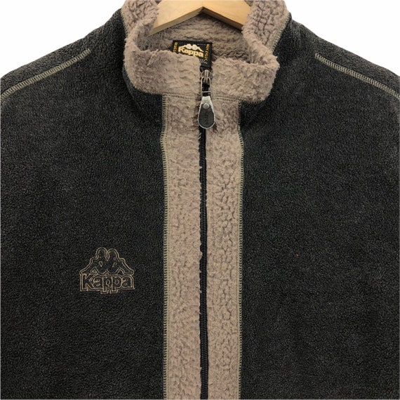 Rare!! Vintage Kappa Fleece Sweatshirt Small logo… - image 3