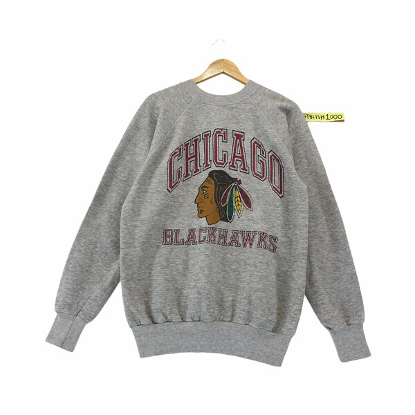 Sweat Vintage Chicago Blackhawks – Nutmeg – Taille L – Occasion