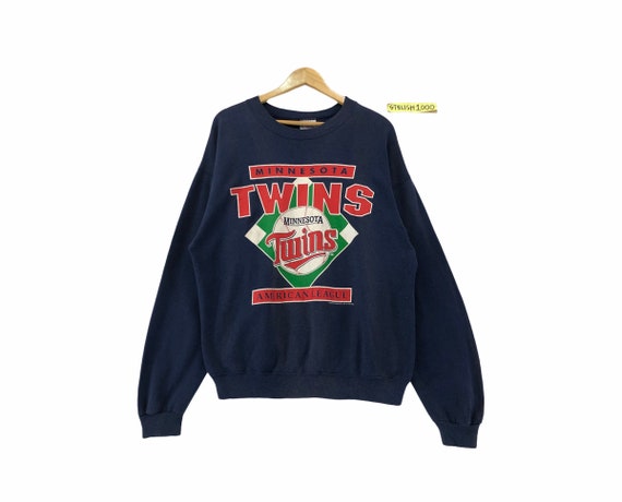 Rare!! Vintage Minnesota Twins MLB Sweatshirt Major … - Gem