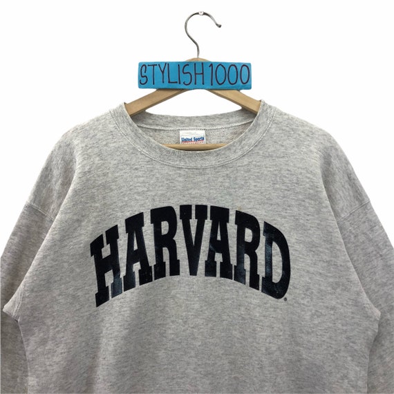 Rare!! Vintage Harvard Sweatshirt Biglogo Harvard… - image 2