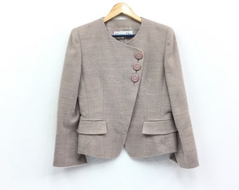 Rare!!Vintage Christian Dior Blazzer/Jacket/Suits Button up half CD Fashion Designer