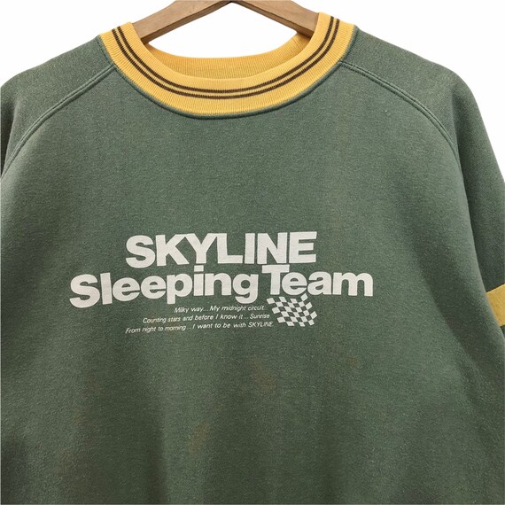 Rare!! Vintage Nissan Skyline Sweatshirt Big Logo… - image 3