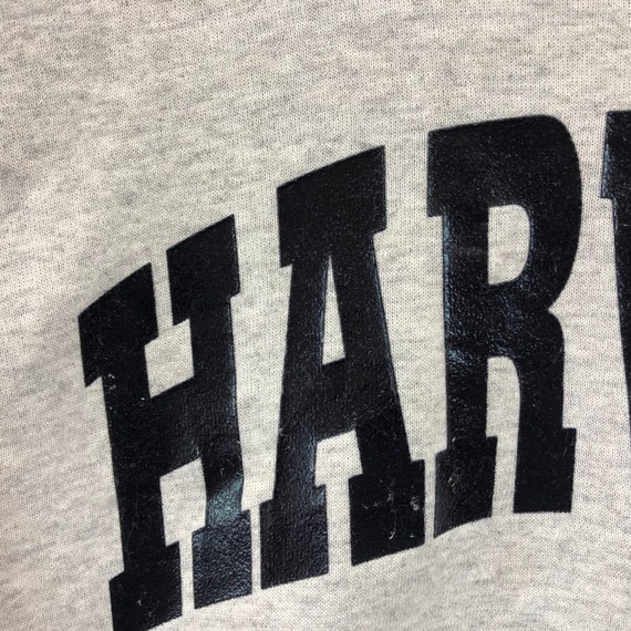 Rare!! Vintage Harvard Sweatshirt Biglogo Harvard… - image 4