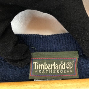 Rare Vintage Timberland Sweatshirt Small logo Embroidery spellout pullover jumpers Sweatshirt streetwear image 5