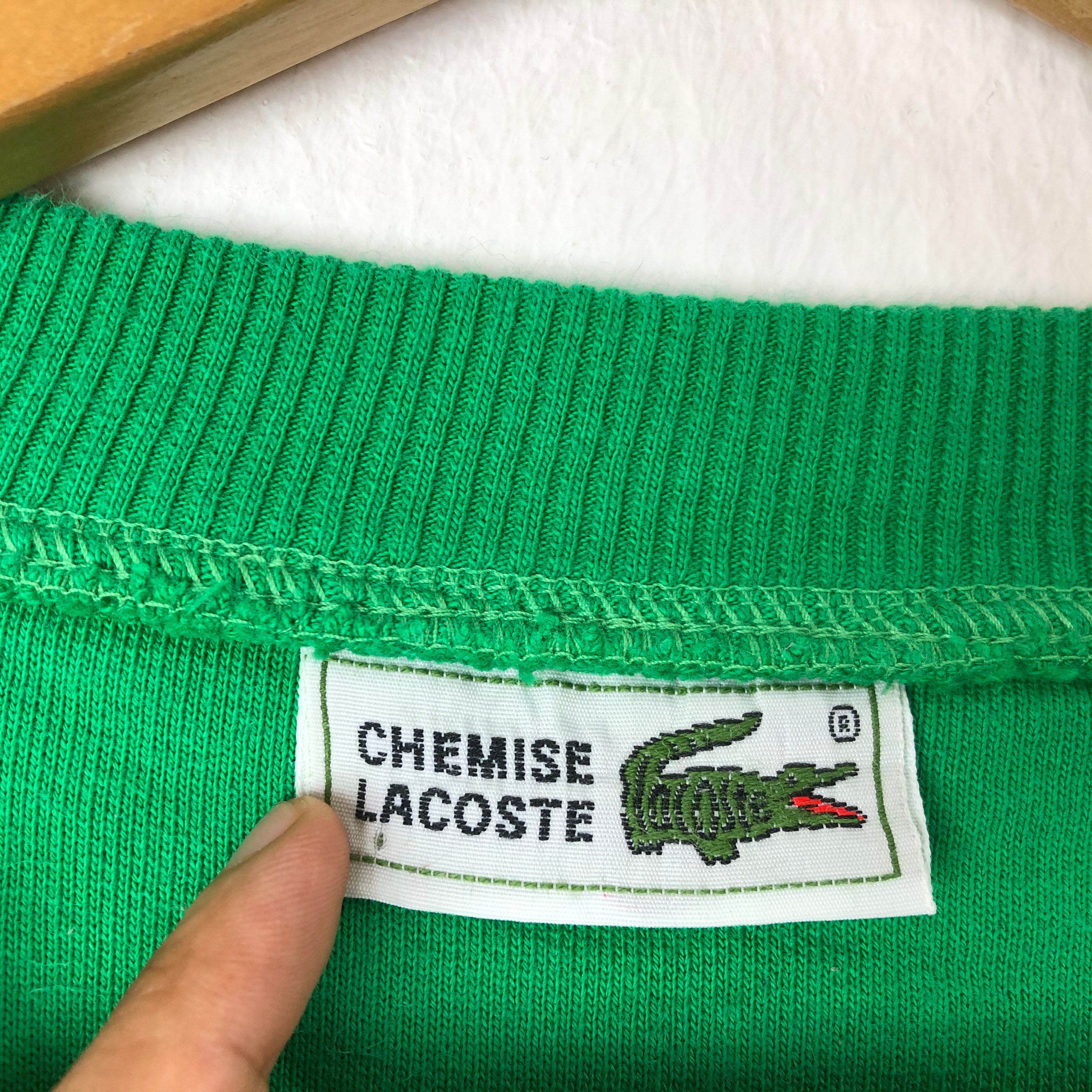 Chemise on sale lacoste tag