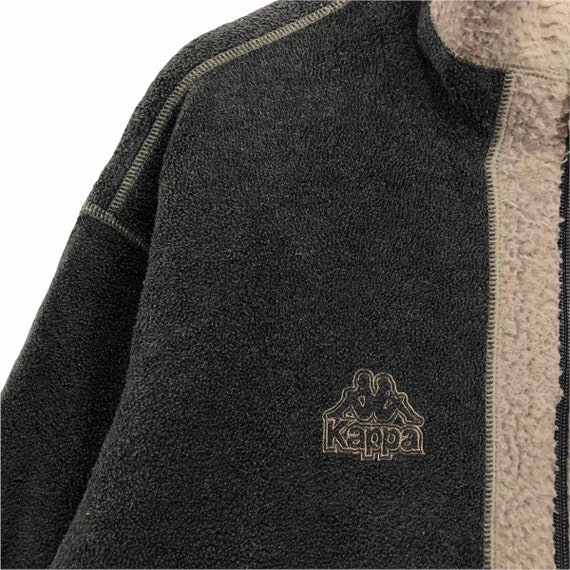 Rare!! Vintage Kappa Fleece Sweatshirt Small logo… - image 4