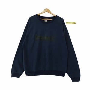 Rare Vintage Timberland Sweatshirt Small logo Embroidery spellout pullover jumpers Sweatshirt streetwear image 1