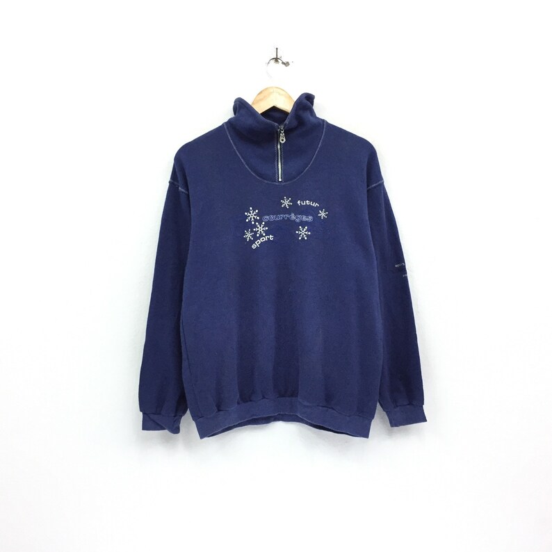 Rare!!Vintage Courreges Biglogo Women embroidery