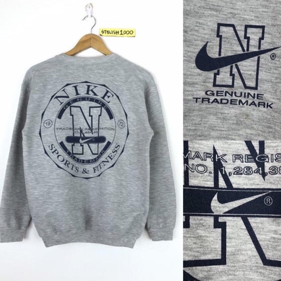 Rare Vintage 90s Nike Sweatshirt Sportswear Big Logo - Etsy Denmark