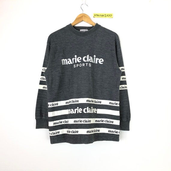 Rare!!Vintage Maris Claire Sport Sweatshirt Spell… - image 1