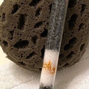 Detox Bath Salts, Charcoal, Bath Tea Vial