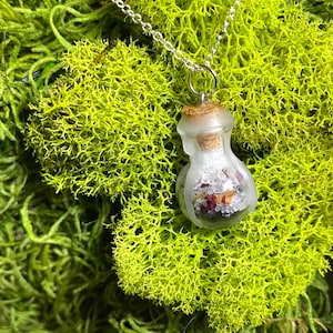 Spell Bottle Necklace, Protection Charm