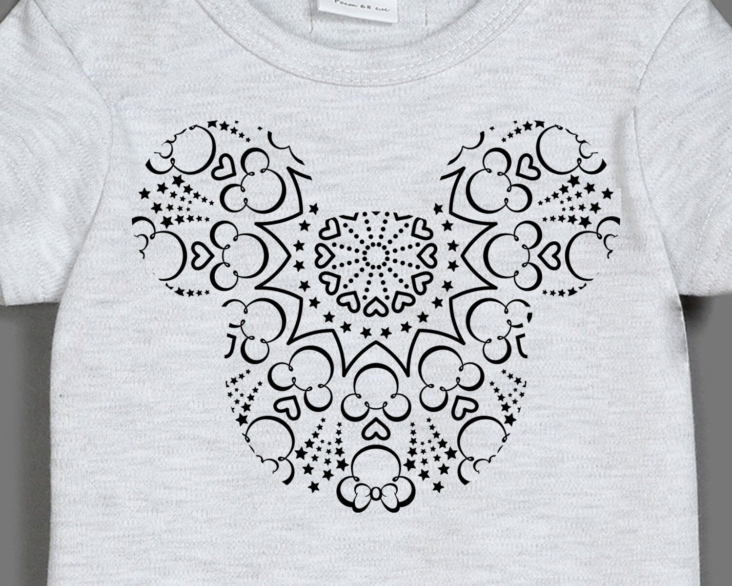 Download Zentangle Svg Lace mandala svg files Mickey Mouse head | Etsy