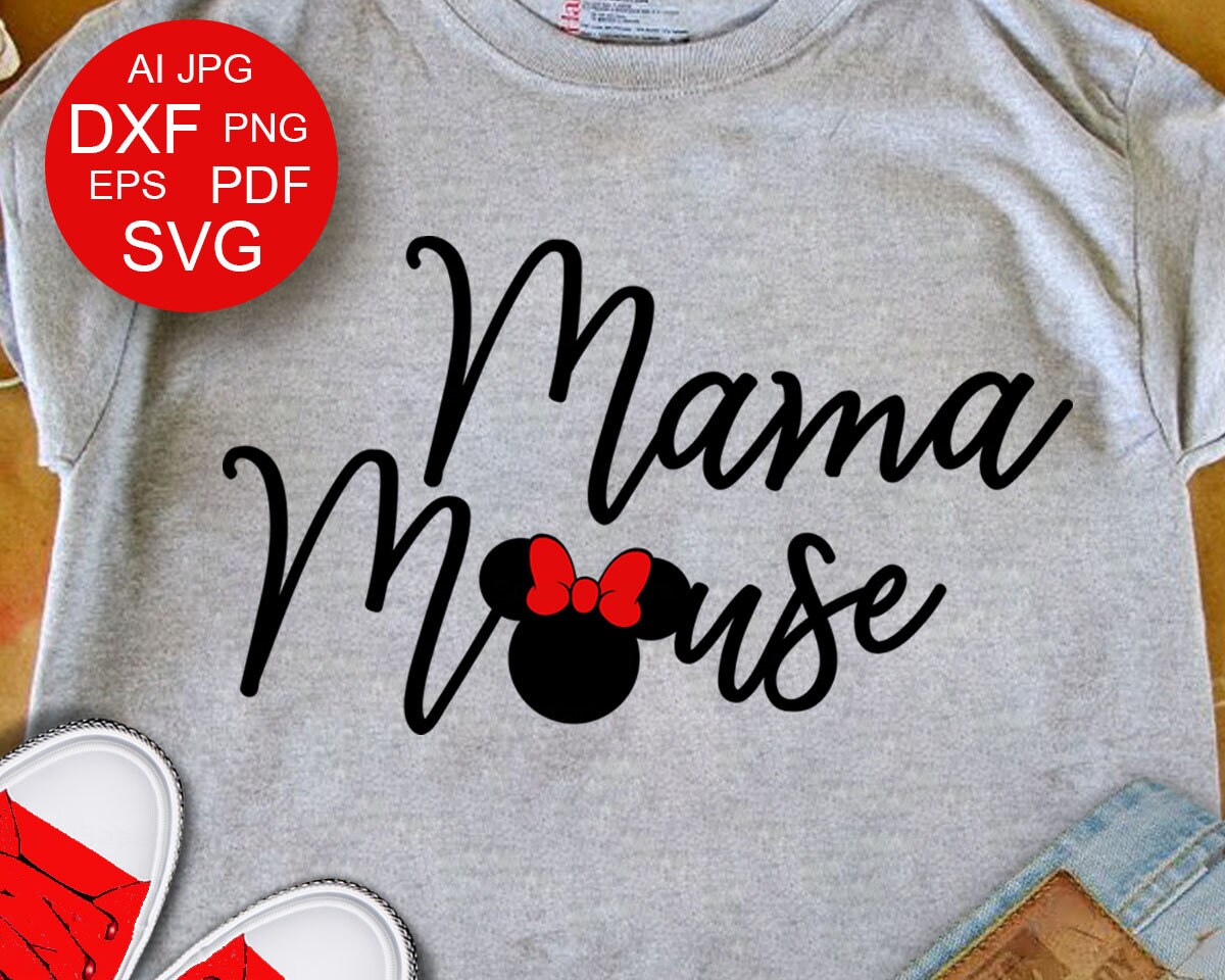 Download Mama Mouse svg Disney Trip Shirt Svg design Minnie bow svg ...