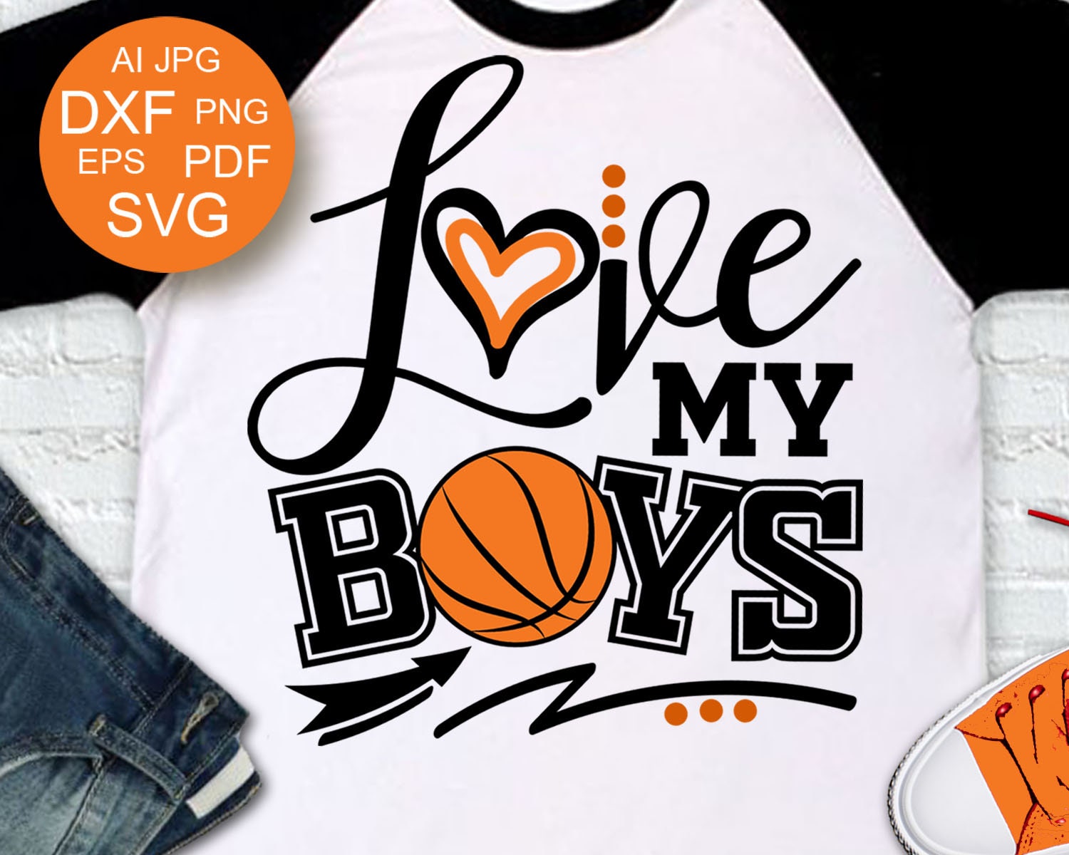 Download Love my boys svg Basketball shirt Cheer mom shirts decor ...