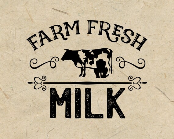 Download Farm Fresh Milk SVG Cow Svg Farm svg Kitchen Svg Tea Towel ...