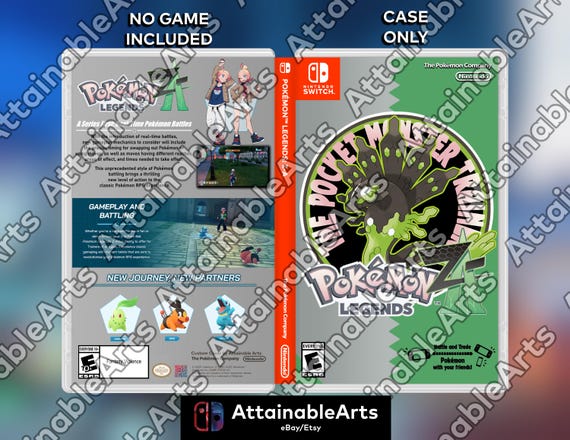 Pokmon Legends ZA - Custom Nintendo Switch 2 Boxart With Physical Game  Case (no Game Incl.) Pokmon Legends: Z-A - Etsy