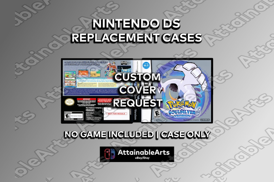 Retro Nintendo DS Game Cases 100's of Game Covers Available pokemon More NDS Collector's