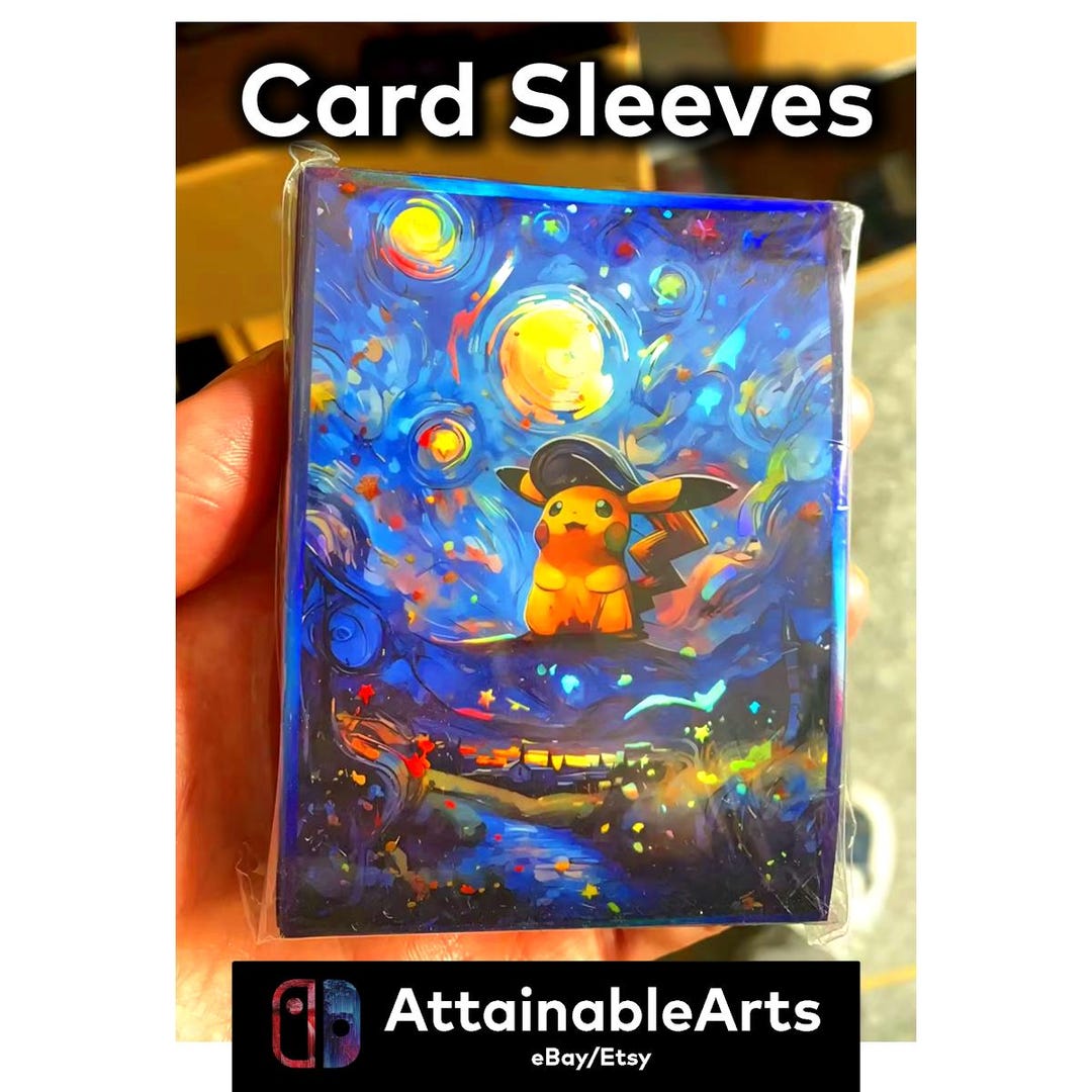 Card Sleeves - 60x Pokemon TCG Card Sleeves | Card Sleeves for Yu-gi-oh,  Magic the Gathering, Pokemon | 66x91mm - Etsy