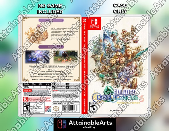 Final Fantasy Crystal Chronicles Custom Nintendo Switch Boxart