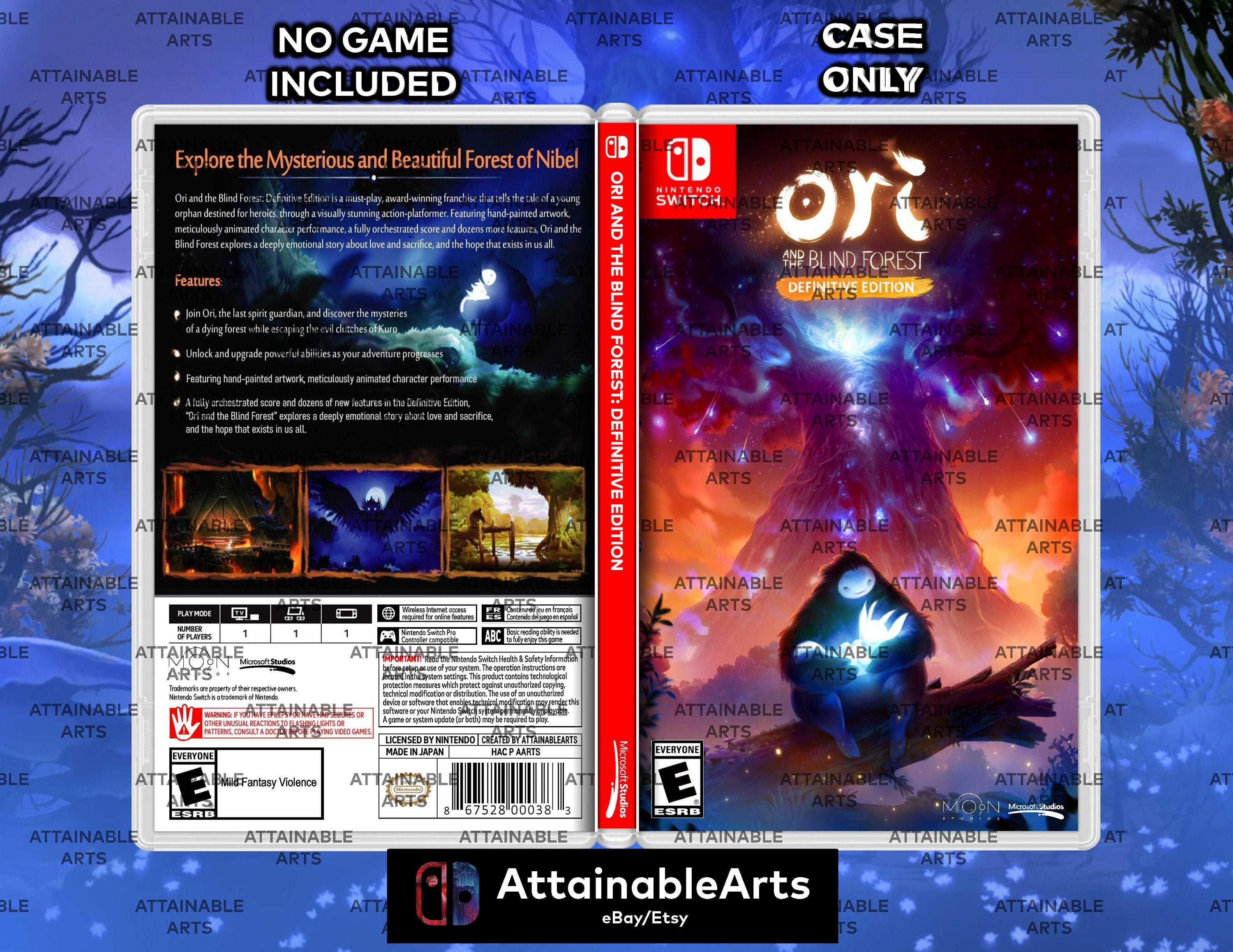 Ori and the Will of the Wisps Custom Nintendo Switch Boxart With Physical  Game Case no Game Incl. -  Denmark