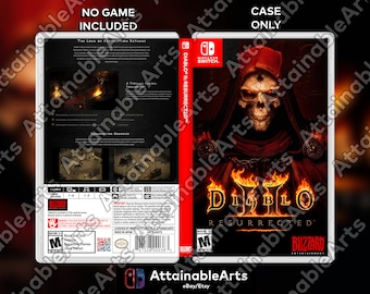 ①prince EXPERIMENTAL ②TOUR DIABLO 2本セット DIABLO II (2) - Resurrected - Custom Nintendo Switch Boxart With
