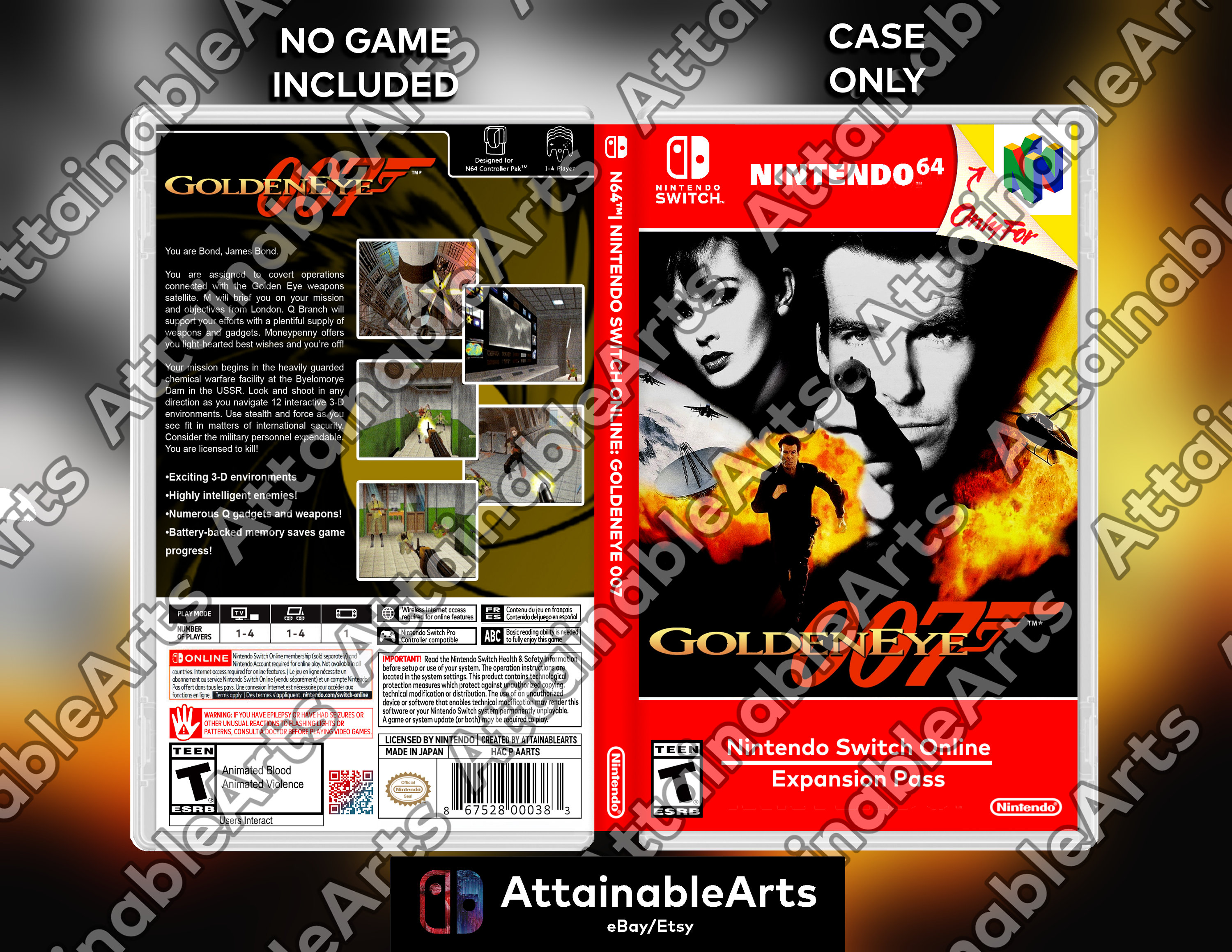 Goldeneye 007: Nintendo 64 N64 Nintendo Switch Custom -  Denmark