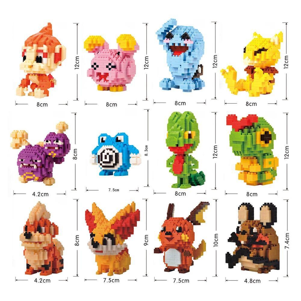 LEGO Pokemon Blocks pokemon Legos, Nano Blocks, Micro Blocks, Puzzle Toys,  Pokemon Toys -  Hong Kong