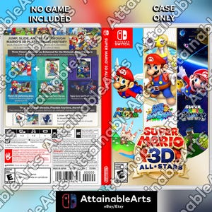 Super Mario 3d All Stars Cover - Etsy