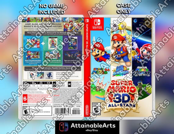 Super Mario 3D All-stars - Custom Nintendo Switch Boxart
