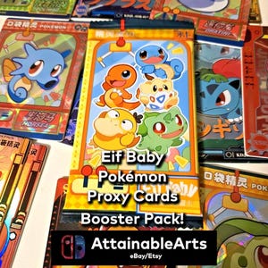 Eif/Elf Baby Pokémon Proxy Cards Booster Pack