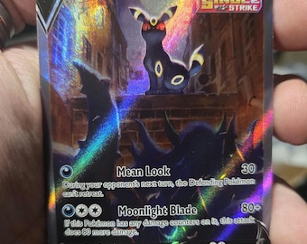 Umbreon V 189/209 | Eeveelution V SWSH-eran **Anpassade proxykort**