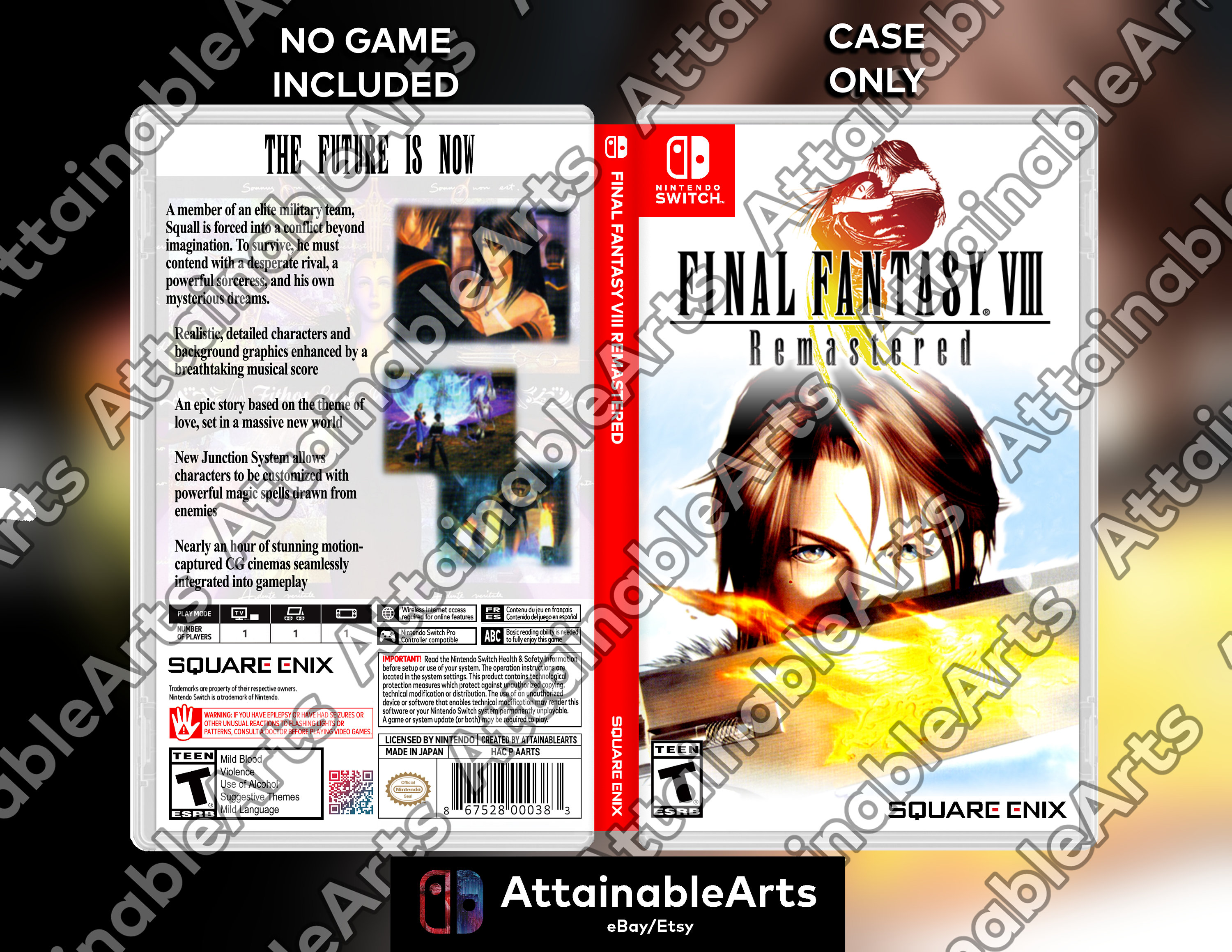 Final Fantasy 7 VII & 8 VIII Twin Pack - Nintendo Switch - New
