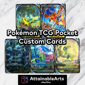 Ilustrações de bolso raras do Pokémon TCG - Escolha sua carta personalizada!