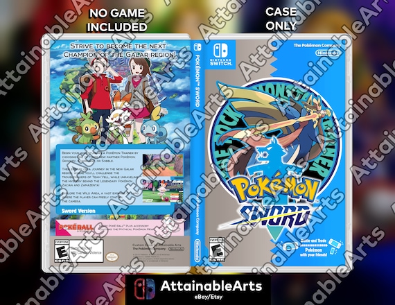 Pokémon Legends: Arceus Custom Nintendo Switch Boxart with 