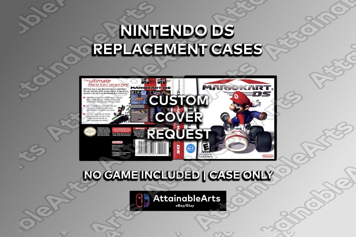 Retro Nintendo DS Game Cases 100's of Game Covers Etsy