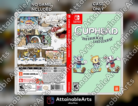 Cuphead Custom Nintendo Switch Boxart With Physical Game Case no