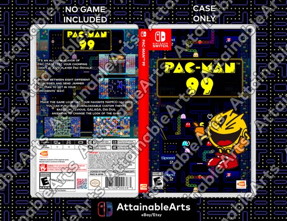 PACMAN 99 - Custom Nintendo Switch Boxart with Physical Game Case (No Game  Incl.)