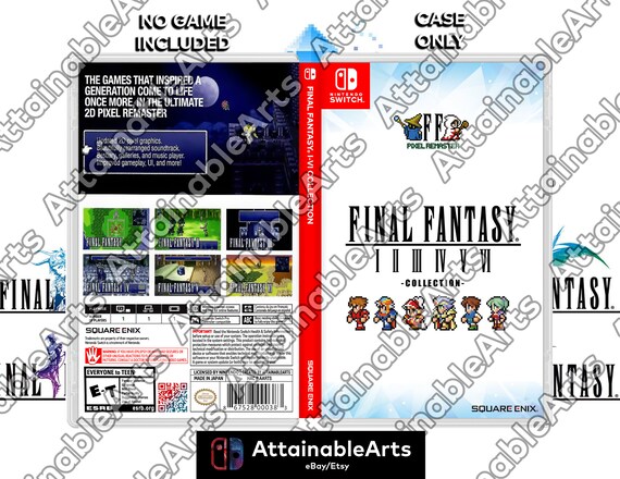 Nintendo Switch FINAL FANTASY PIXEL REMASTER COLLECTION Final Fantasy Pixel Remaster Switch Game With Collectable