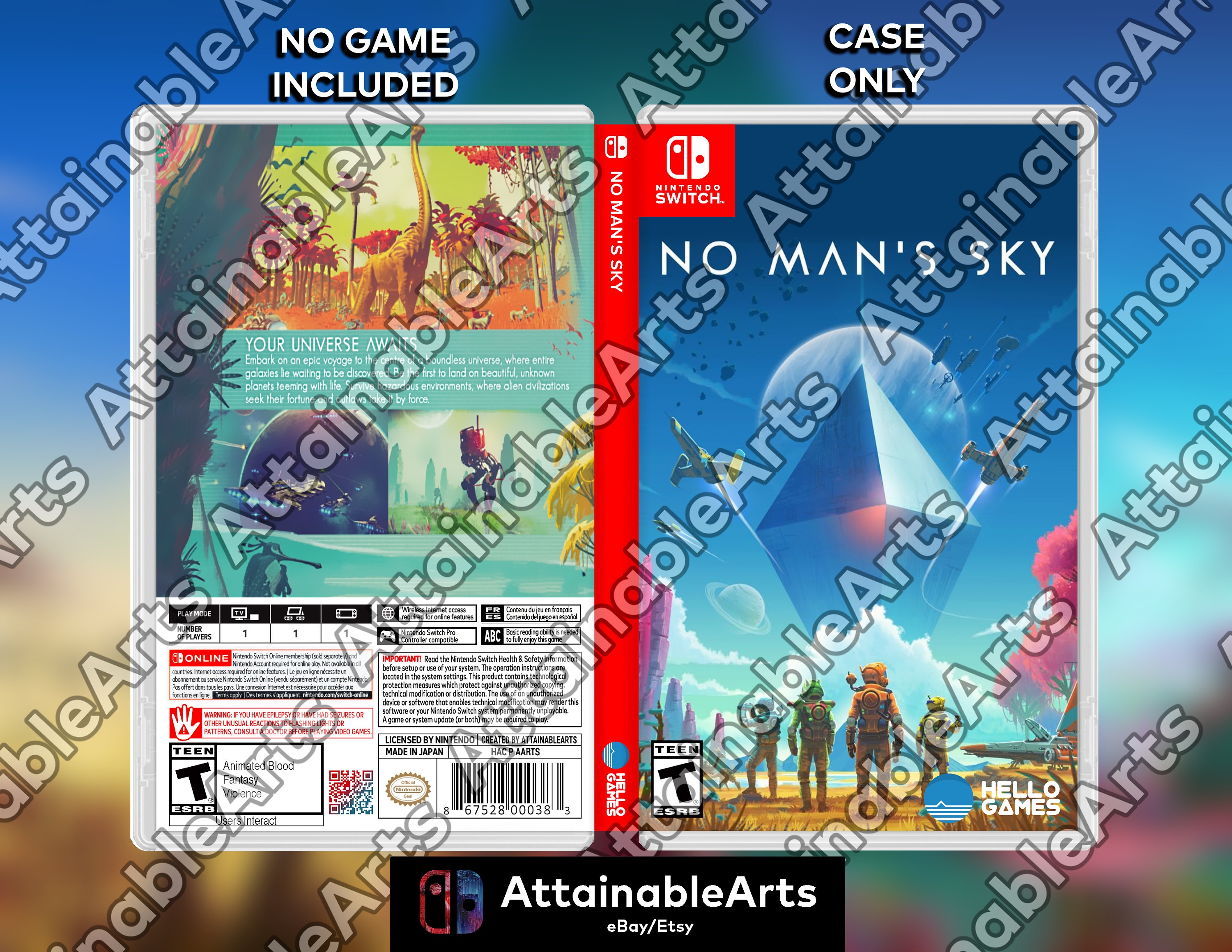 PACMAN 99 - Custom Nintendo Switch Boxart with Physical Game Case (No Game  Incl.)