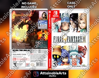 Final Fantasy IX (9) - Custom Nintendo Switch Boxart With Physical