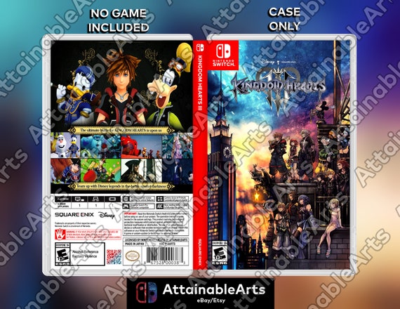 Kingdom Hearts III 3 Custom Nintendo Switch Boxart With -  Israel