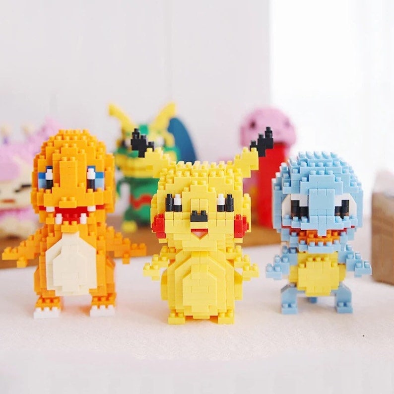 Buy DESO® 4pcs/Set POKEMON lego pokemon Block Pokemon Pikachu