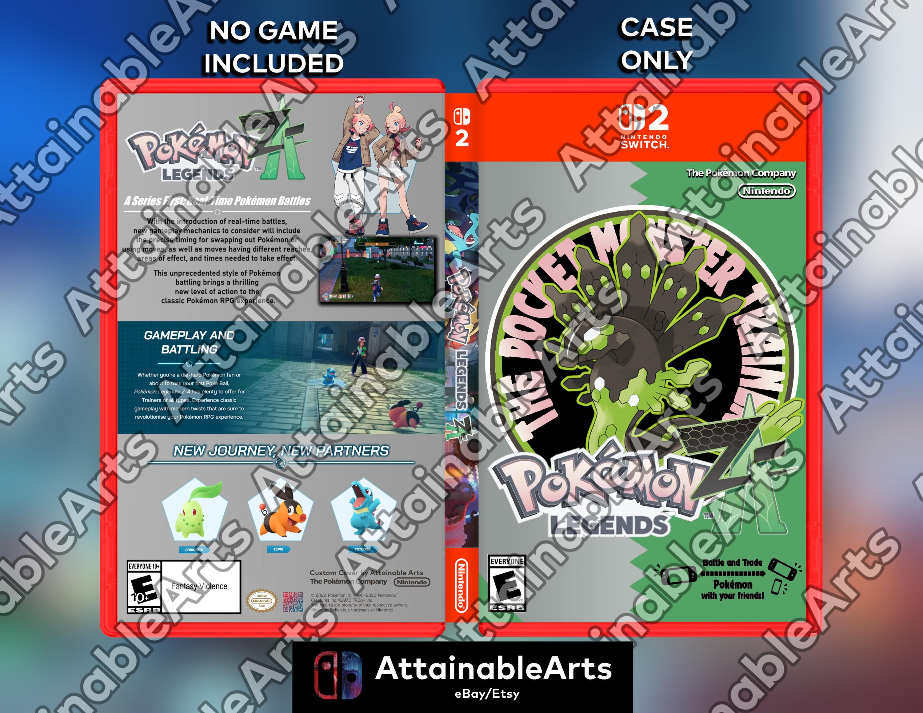 Pokémon Legends ZA - Custom Nintendo Switch 2 Boxart With Physical
