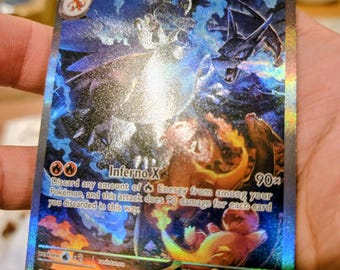 Mega Charizard X SIR 125/94 Phantasmal Flames **Custom Proxy Card**